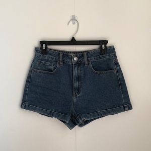 PacSun Dark Blue Mom Shorts